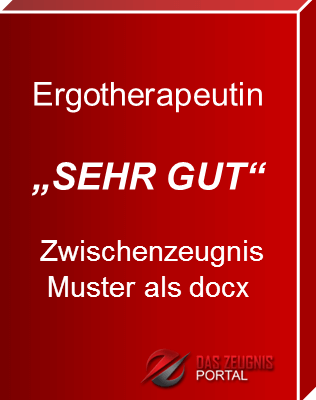 Musterzeugnis Ergotherapeutin Note 1